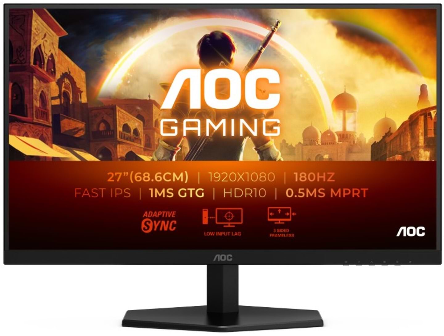 Монитор игровой AOC 27G42E Black - Фото 1