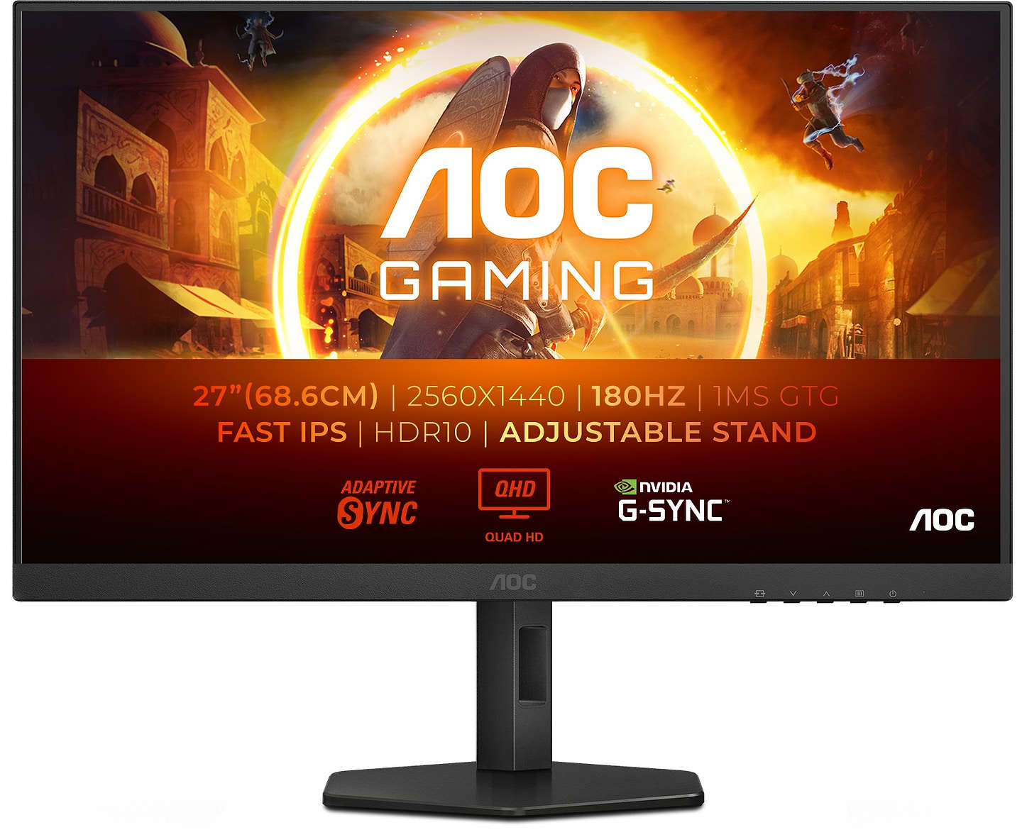 Монитор игровой AOC Q27G4XF - Фото 1