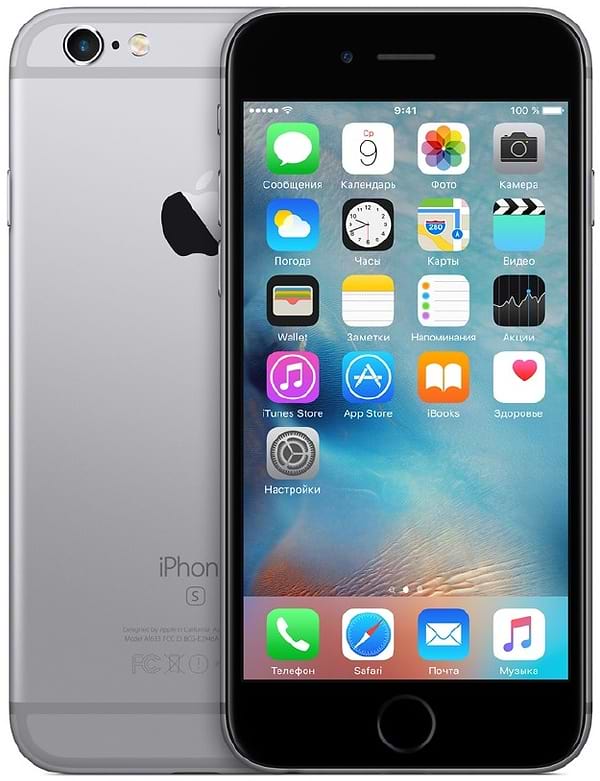 Фото - Смартфон Apple iPhone 6s 64 GB Space Grey RFB "Как новый"