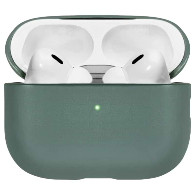 Чохол для навушників Native Union (RE) Classic Case Slate Green for Airpods Pro 2nd Gen (APPRO2-LTHR-GRN) - Фото 1
