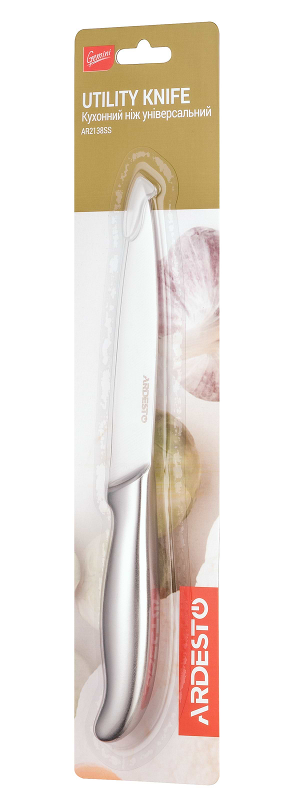Фото - Ніж кухонний Ardesto Gemini 12,7 см (AR2138SS)