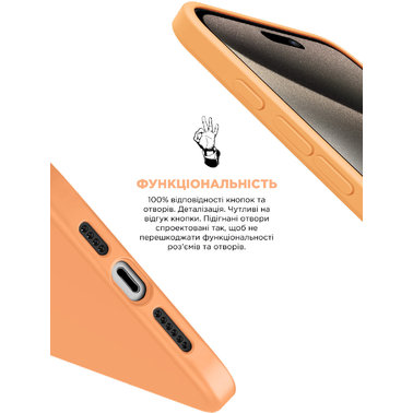 Фото - Чохол для смартфону Armorstandart ICON2 MagSafe for Apple iPhone 15 Pro Max Orange Sorbet (ARM72753)