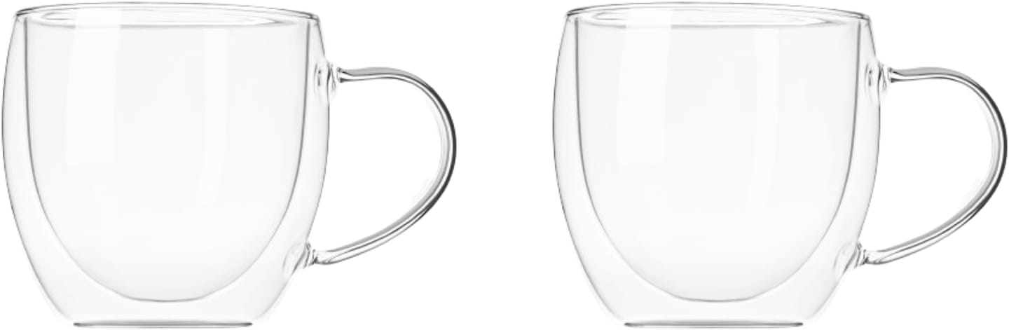 Набір чашок з подвійними стінками Ardesto 250 мл 2 шт. (AR2625BHR) - Фото 1