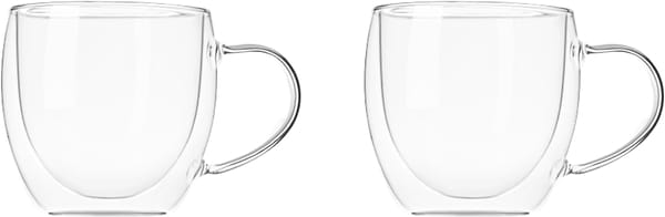 Фото - Набор чашек с двойными стенками Ardesto 250 мл 2 шт. (AR2625BHR)