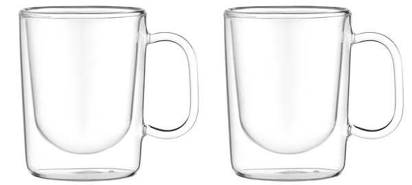 Фото - Набір чашок з подвійними стінками Ardesto 270 мл 2 шт. (AR2627BH)