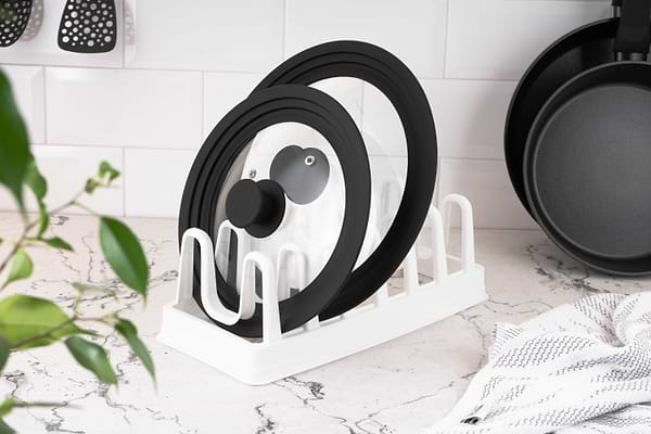 Фото - Підставка для кухонного приладдя Ardesto для кришок 35x15.2x11.7 White (AR4035L)