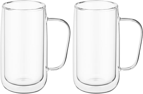 Фото - Набор чашек с двойными стенками Ardesto 400 мл 2 шт. (AR2640BHR) Фото - Набор чашек с двойными стенками Ardesto 400 мл 2 шт. (AR2640BHR)