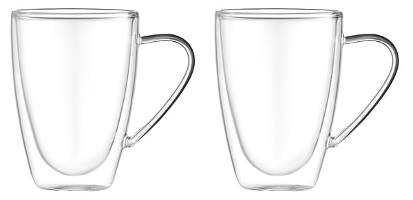 Фото - Набор чашек с двойными стенками Ardesto 430 мл 2 шт. (AR2643BH)