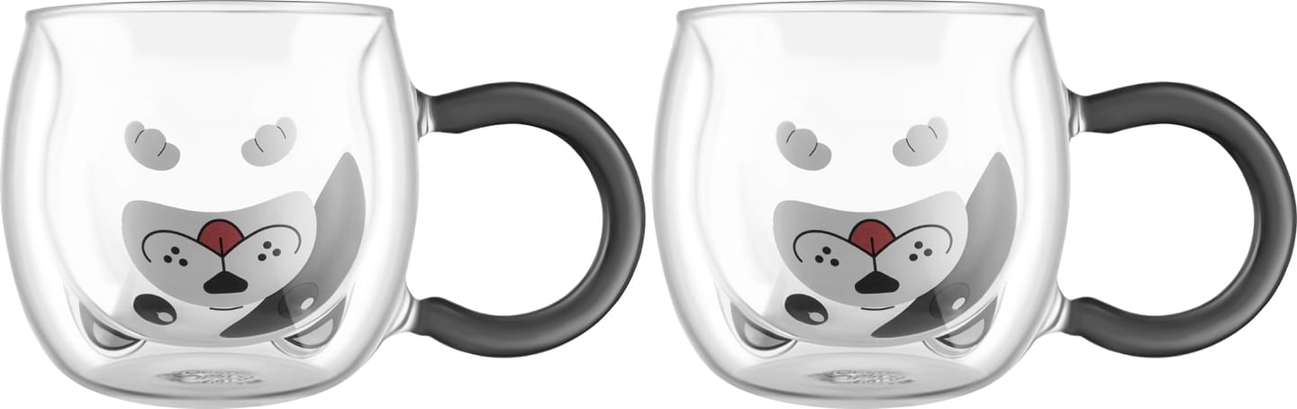 Купити Набір чашок з подвійними стінками Ardesto Animals 280 мл 2 шт. (AR2628BD) - Фото 1 Набір чашок з подвійними стінками Ardesto Animals 280 мл 2 шт. (AR2628BD) - Фото 1