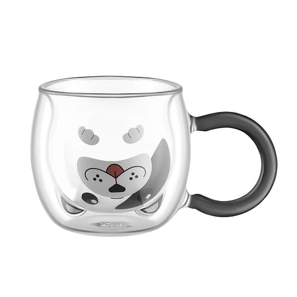 Фото - Набір чашок з подвійними стінками Ardesto Animals 280 мл 2 шт. (AR2628BD)