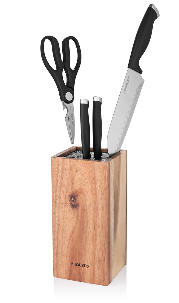 Фото - Подставка для ножей Ardesto Black Mars 23 см (AR2123AH)