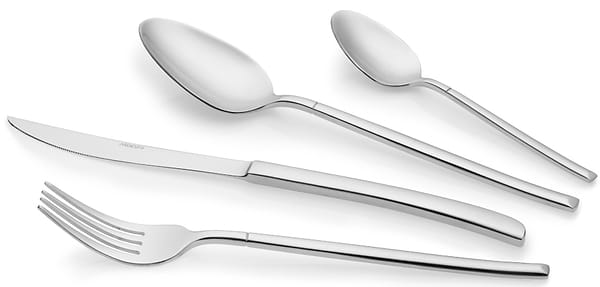 Фото - Набір столових приборів Ardesto Black Mars Monza 24 пр. (AR0724MS)