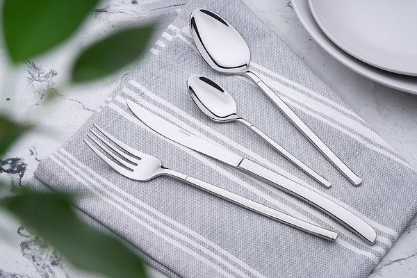 Фото - Набір столових приборів Ardesto Black Mars Monza 24 пр. (AR0724MS)