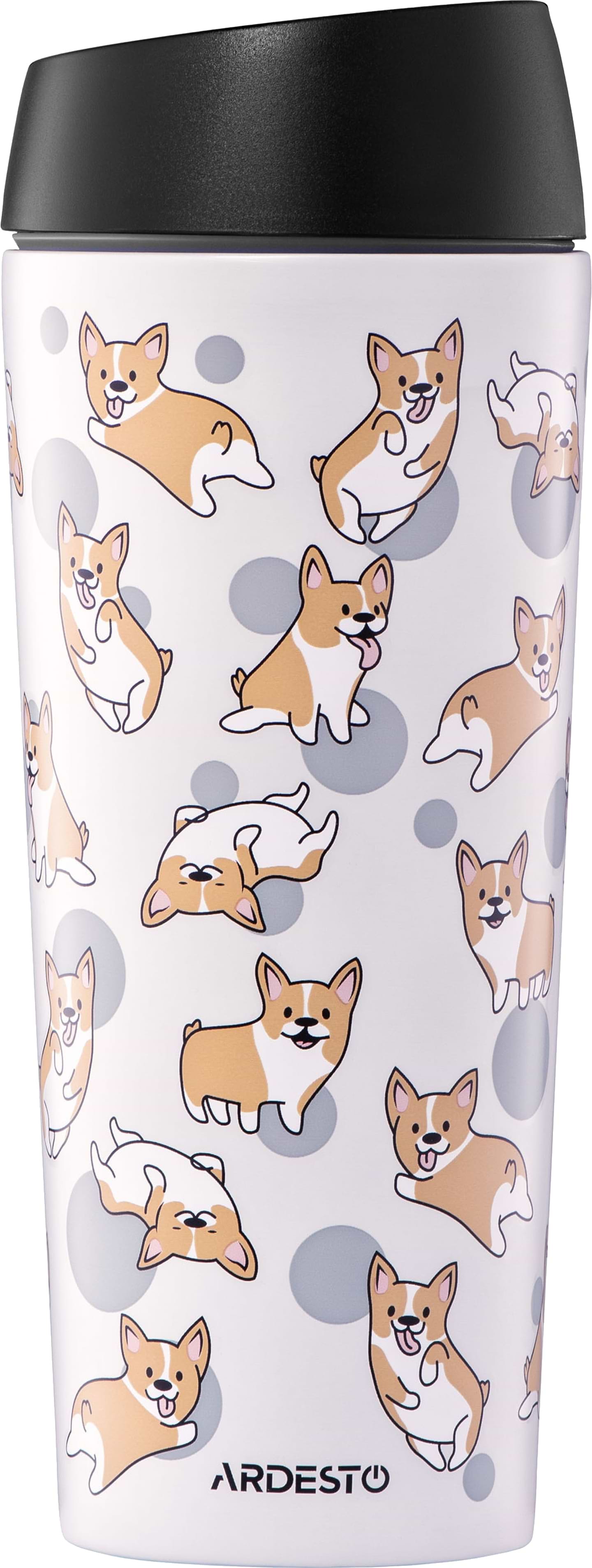 Термокружка Ardesto Coffee Time Corgi 450 мл (AR2645CR) - Фото 1