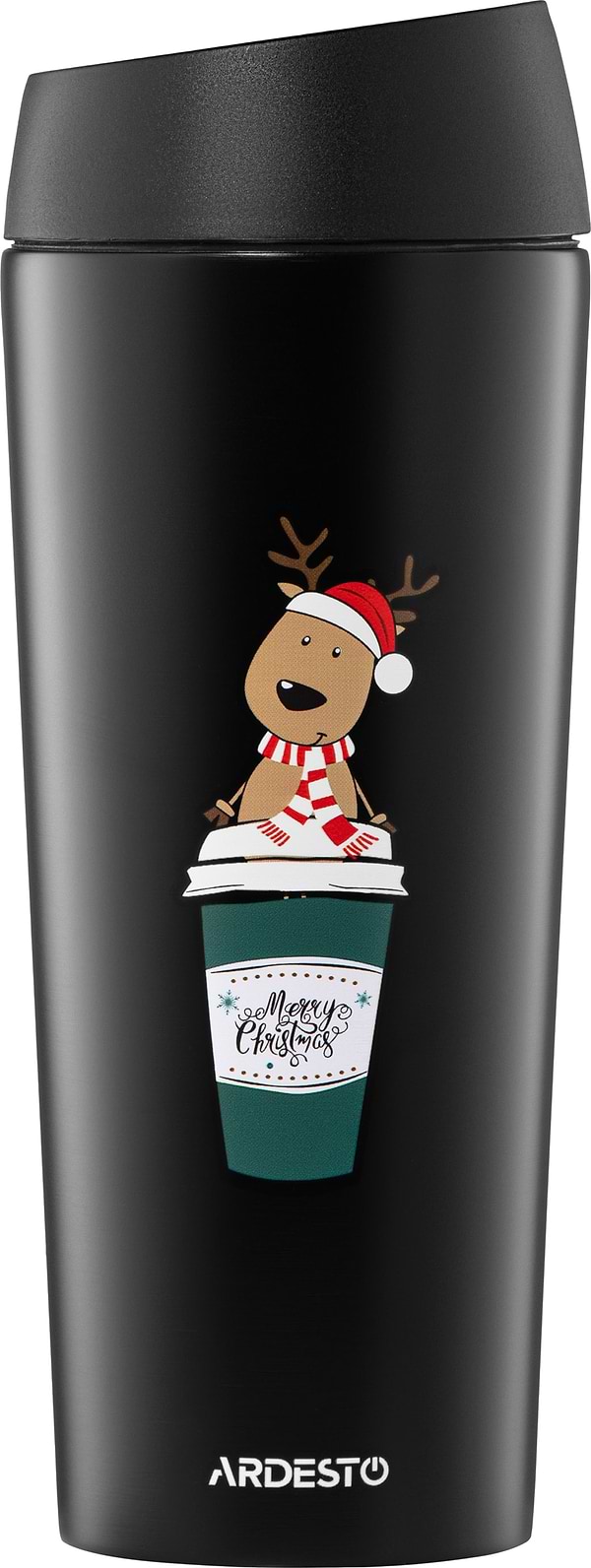 Фото - Термочашка Ardesto Coffee Time Reindeer 450 мл (AR2645RN) Фото - Термочашка Ardesto Coffee Time Reindeer 450 мл (AR2645RN)