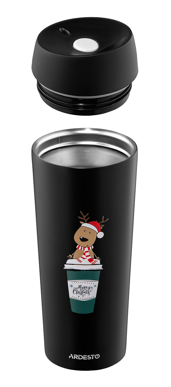 Фото - Термочашка Ardesto Coffee Time Reindeer 450 мл (AR2645RN)