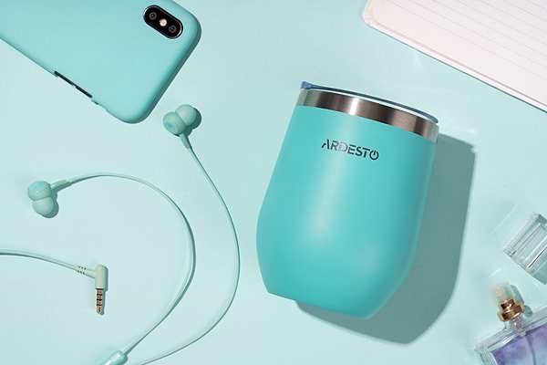 Фото - Термокружка Ardesto Compact Mug 350 мл Blue (AR2635MMS)