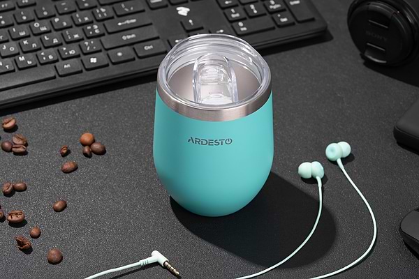 Фото - Термокружка Ardesto Compact Mug 350 мл Blue (AR2635MMS)