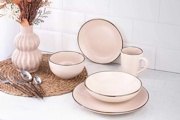 Фото - Тарелка обеденная Ardesto Emilia 27.5 см (AR0726EBG)