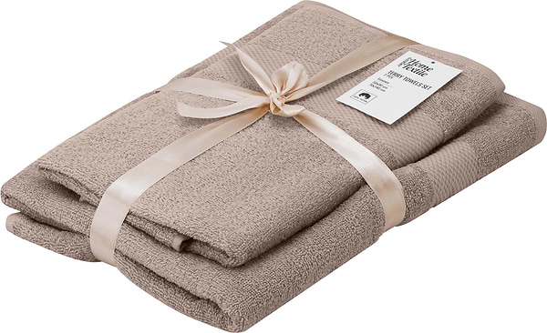 Фото - Набор полотенец Ardesto Essence 2 шт. бежевый (ART2358BE)