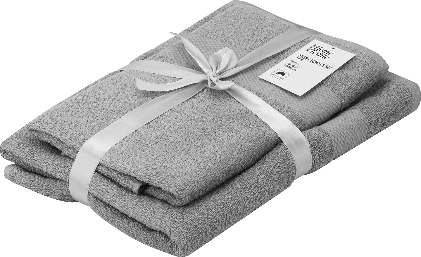 Набір рушників Ardesto Essence 2 шт. сірий (ART2358GR)