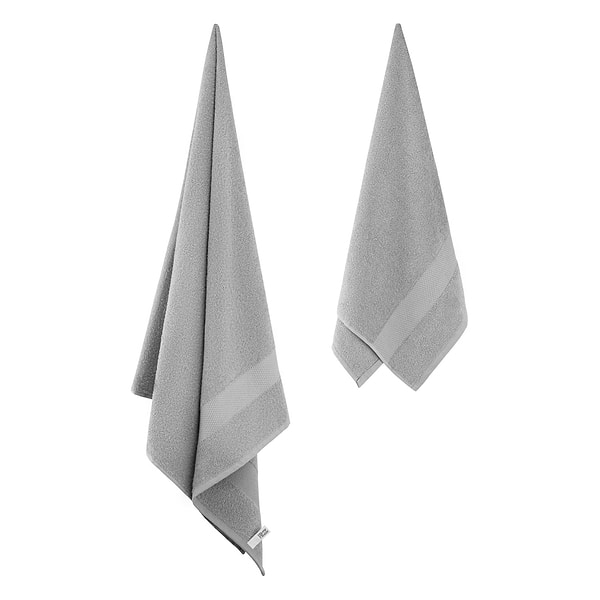 Фото - Набор полотенец Ardesto Essence 2 шт. серый (ART2358GR)