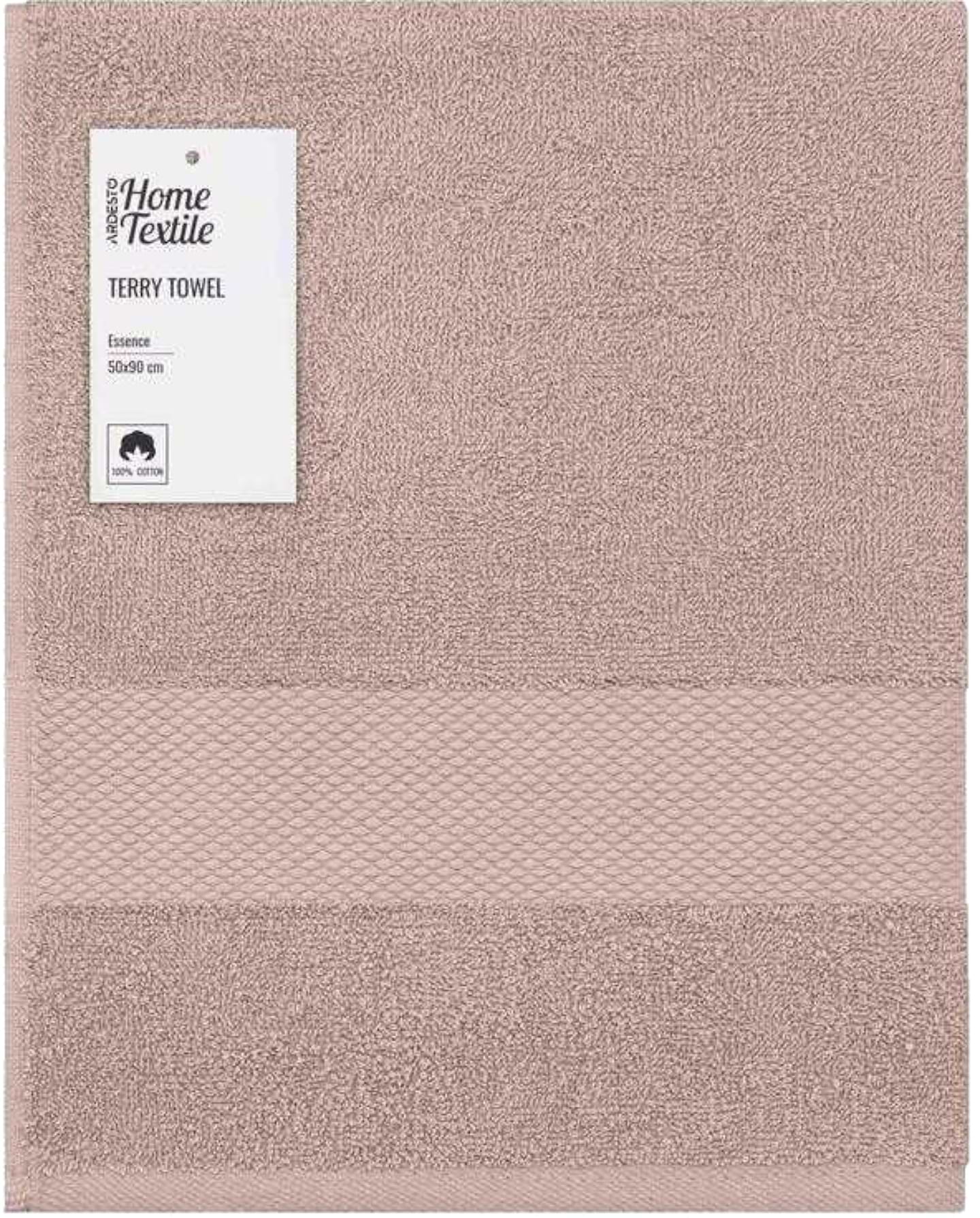 Рушник для обличчя Ardesto махровий Essence бежевий 50х90 см (ART2250BE)