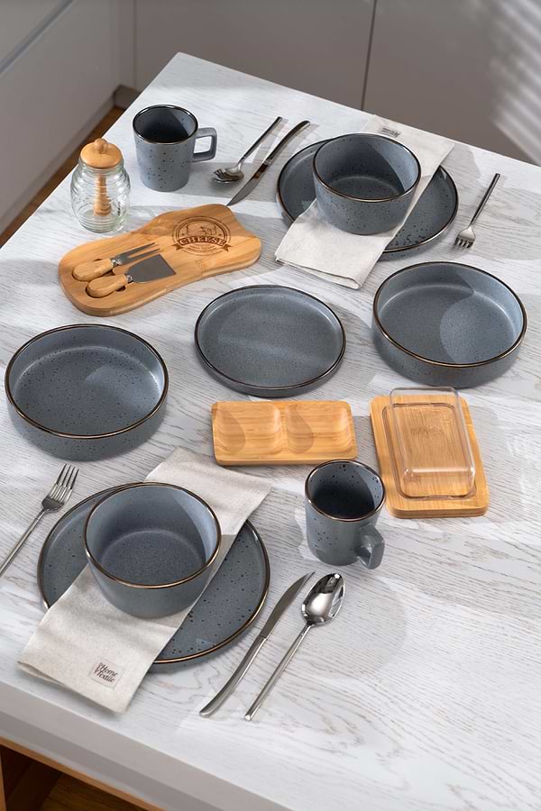 Фото - Тарелка обеденная Ardesto Fasano 26 см (AR0226FG)