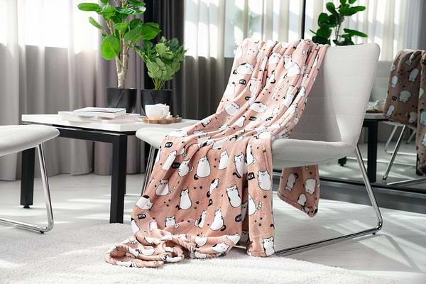 Фото - Плед полуторний Ardesto Flannel 160х200 см котики (ART0108PB)