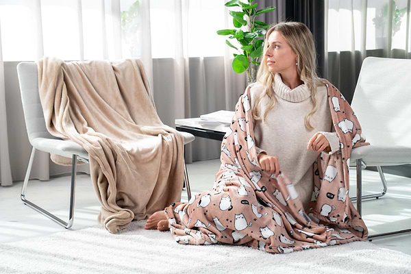 Фото - Плед полуторний Ardesto Flannel 160х200 см котики (ART0108PB)