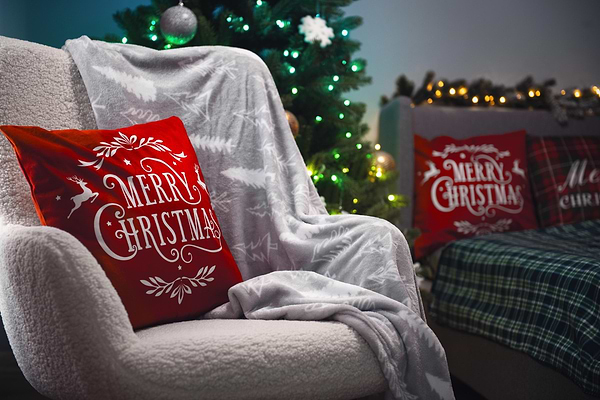 Фото - Плед полуторный Ardesto Flannel, 160х200 см Елки (ART0110PB)