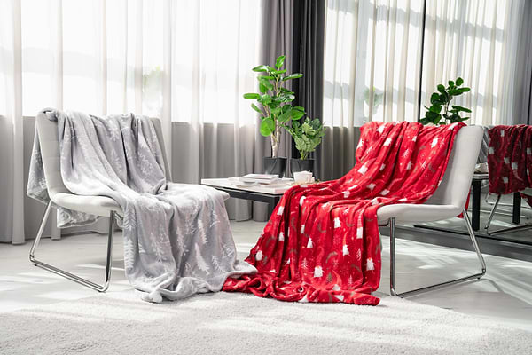 Фото - Плед полуторный Ardesto Flannel, 160х200 см Елки (ART0110PB)