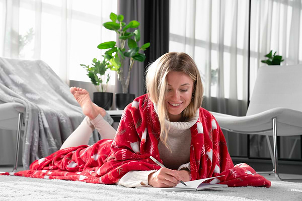 Фото - Плед полуторний Ardesto Flannel, 160х200 см Гноми (ART0111PB)