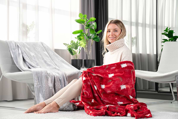 Фото - Плед полуторний Ardesto Flannel, 160х200 см Гноми (ART0111PB)