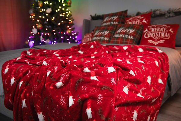 Фото - Плед полуторний Ardesto Flannel, 160х200 см Гноми (ART0111PB)