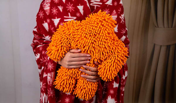 Фото - Плед односпальний Ardesto Fleece 130x160 см засніжені ялинки (ART0715PB)