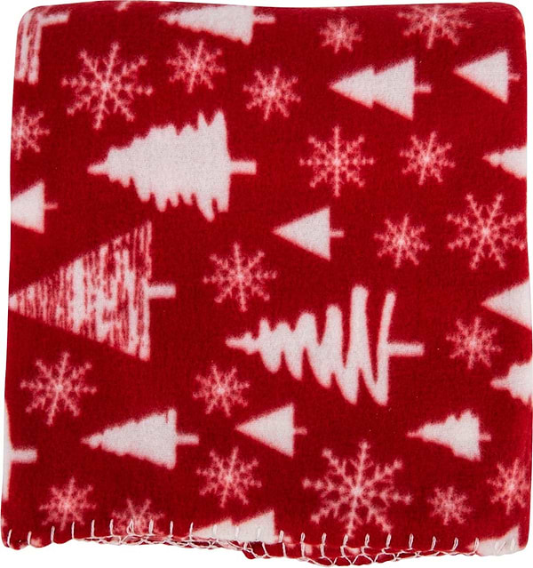 Фото - Плед односпальний Ardesto Fleece 130x160 см засніжені ялинки (ART0715PB)