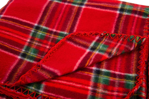 Фото - Плед односпальний Ardesto Fleece 130x160 см клітинка червоний (ART0717PB)