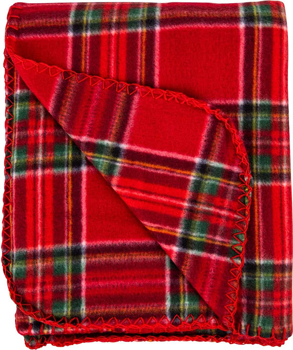 Фото - Плед односпальний Ardesto Fleece 130x160 см клітинка червоний (ART0717PB)