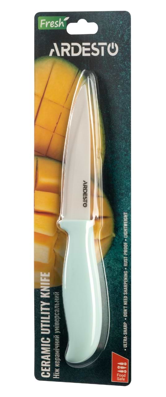 Фото - Нож кухонный Ardesto Fresh 20.5 см Blue (AR2120CT)