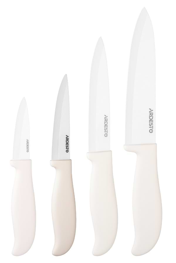 Фото - Нож кухонный Ardesto Fresh 20.5 см White (AR2120CW)