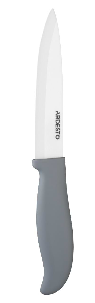 Фото - Нож слайсерный Ardesto Fresh 24.5 см Gray (AR2124CG)