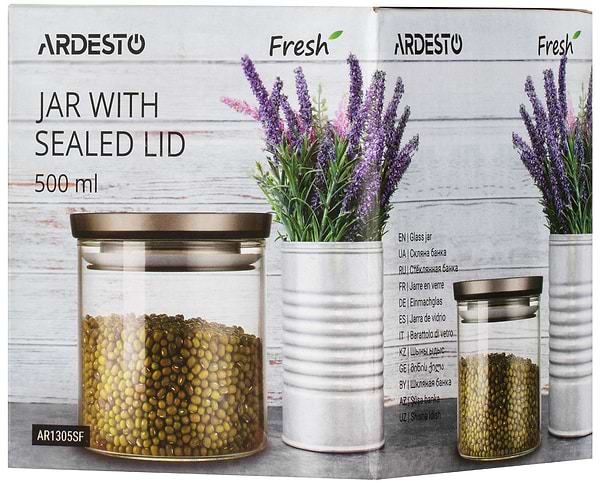 Фото - Емкость для сыпучих Ardesto Fresh 500 мл (AR1305SF)