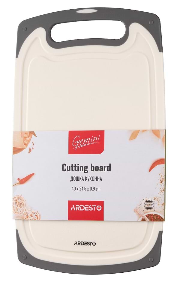 Фото - Разделочная доска Ardesto Gemini 40х24.5х0.9 см (AR1441BG)