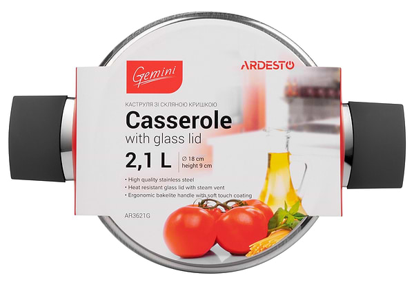 Фото - Каструля Ardesto Gemini 2.1 л (AR3621G)