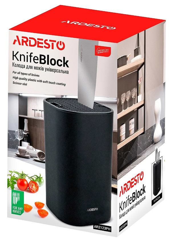 Фото - Подставка для ножей Ardesto Gemini 23 см (AR2123PH)