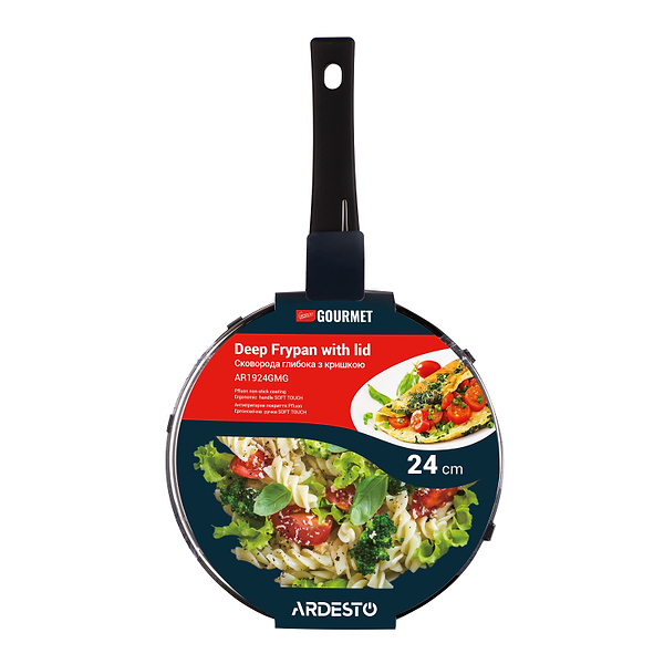 Фото - Сковорода универсальная Ardesto Gemini Gourmet Andria 24 см (AR1924GMG)