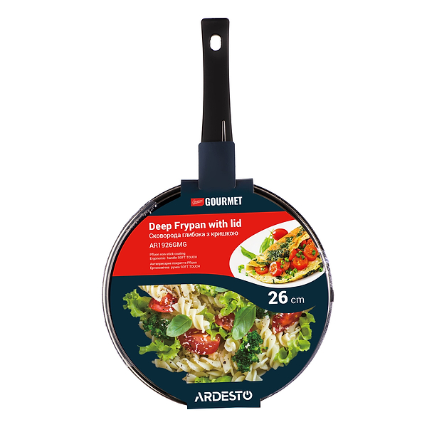 Фото - Сковорода універсальна Ardesto Gemini Gourmet Andria 26 см (AR1926GMG)