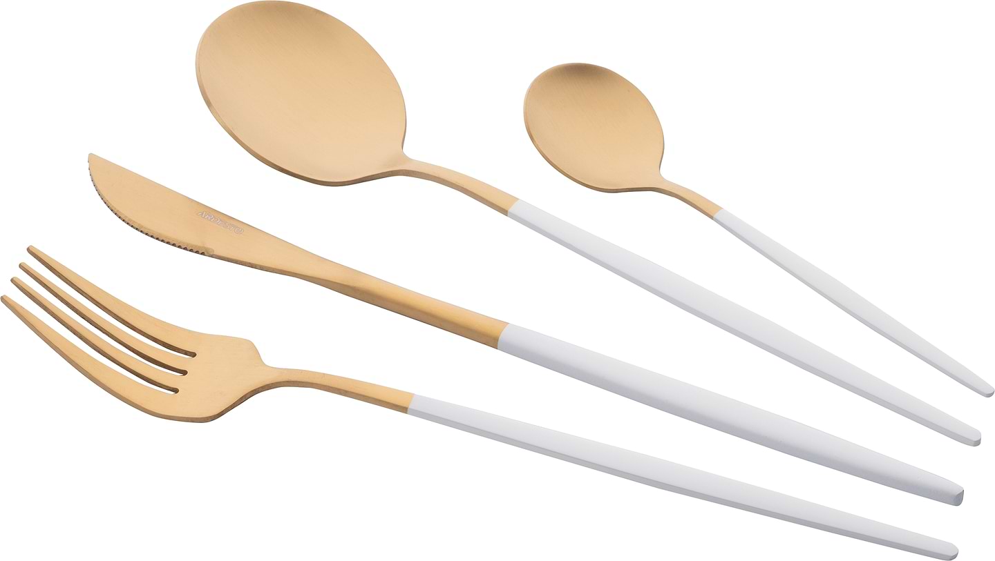 Набір столових приборів Ardesto Gemini Lecco 4 пр. (AR0704LW) - Фото 1