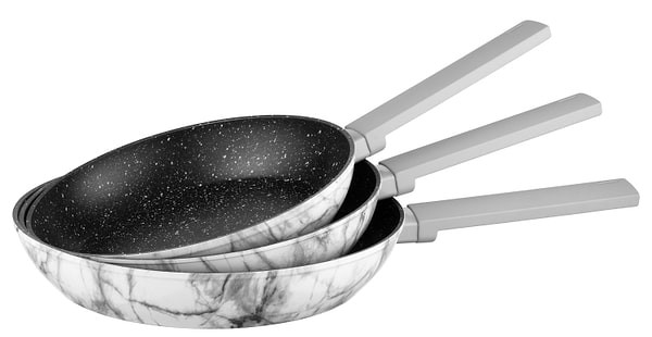 Фото - Сковорода универсальная Ardesto Gemini Marmo 24 см (AR1924GMA)